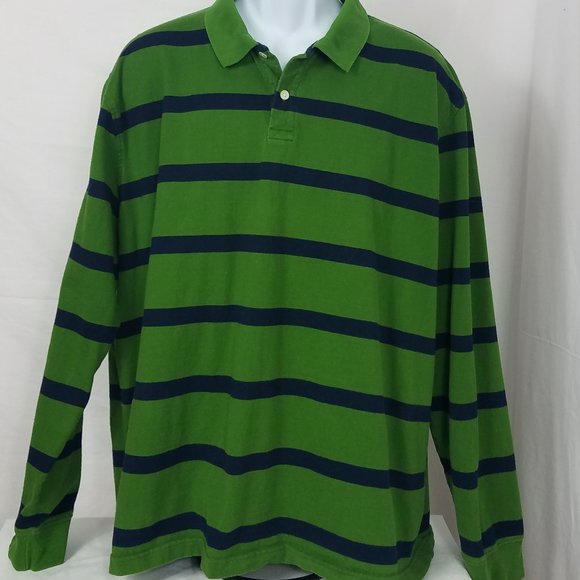 St. John's Bay Long Sleeve Legacy Polo Shirt - Picture 2 of 7